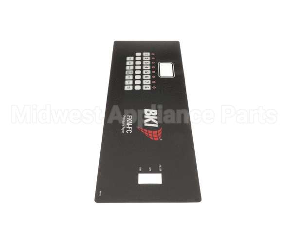 N0710 Bki Decal, Control Panel, Fkm-Fc, Boil Out