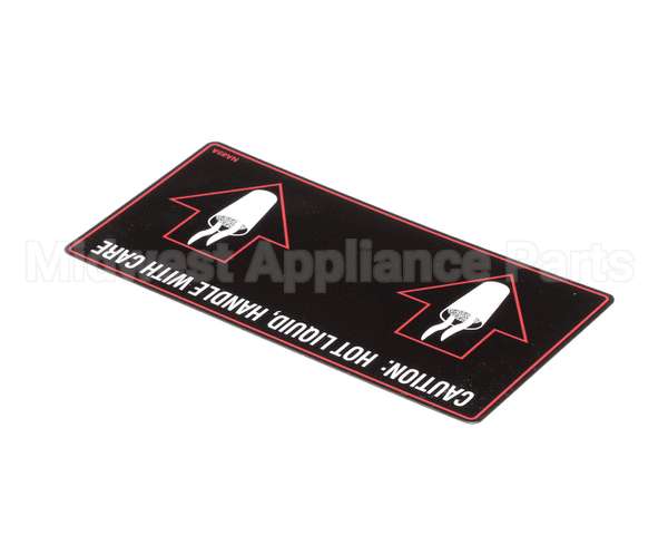 NA89AL Grindmaster Cecilware Label Hot Liquid-Gb2D/M/K