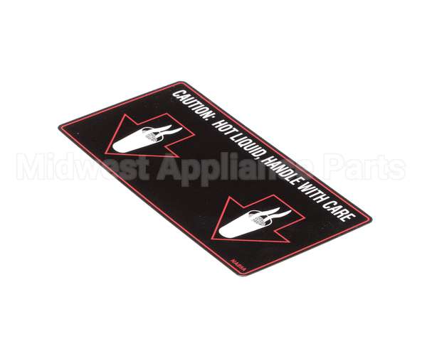 NA89AL Grindmaster Cecilware Label Hot Liquid-Gb2D/M/K