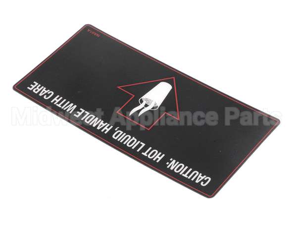 NA91AL Grindmaster Cecilware Label Hot Liquid- Gb1 S