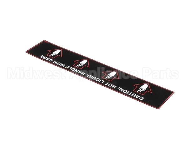NA93AL Grindmaster Cecilware Label Hot Liquid-Gb4D/M/S