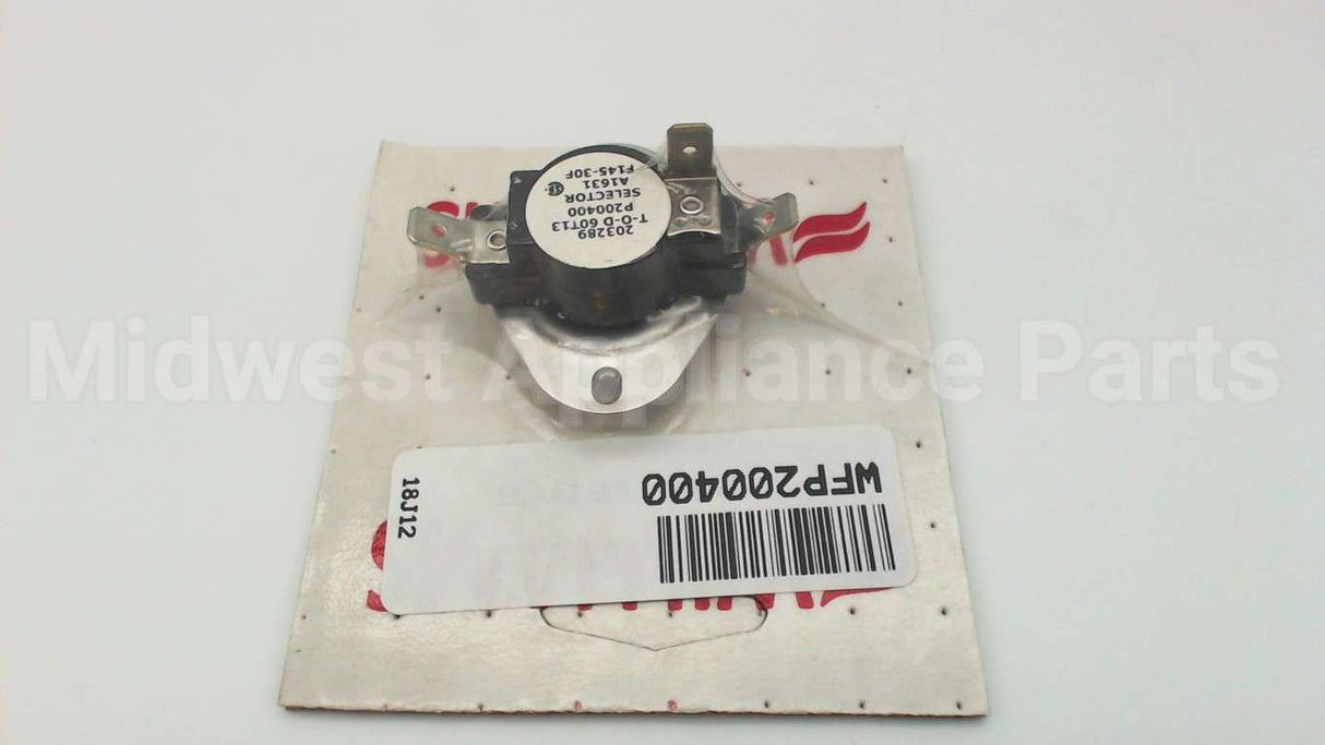 P200400 Williams Comfort Products F145-30F Selector Switch