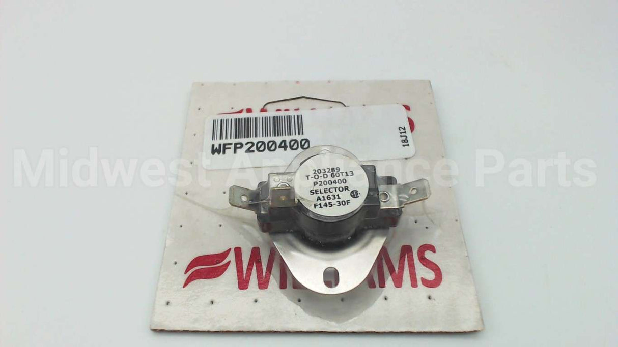 P200400 Williams Comfort Products F145-30F Selector Switch