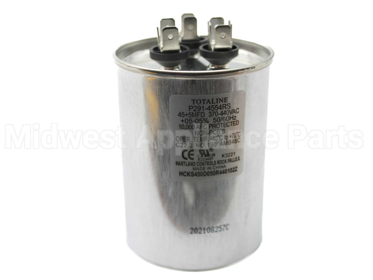 P291-4554RS Carrier Dual Capacitor 45/5 440V Rnd