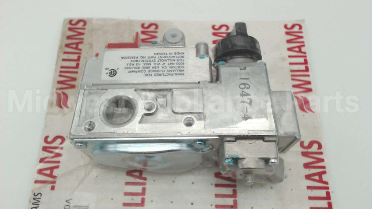 P295200A Williams Comfort Products 4" Wc Nat 1/2" Gas Valve