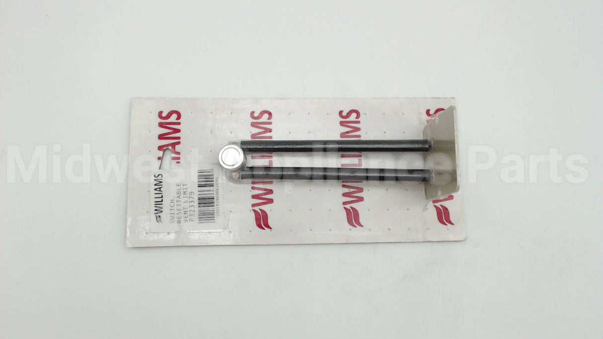 P323379 Williams Comfort Products 330F Co Manual Reset Limit Sw