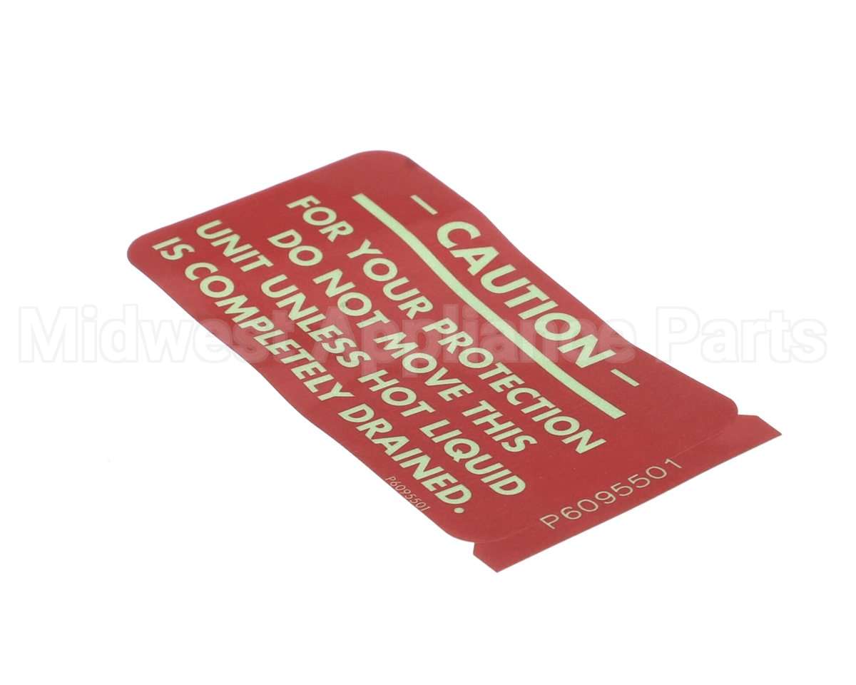 P6095501 Pitco Caution Sticker