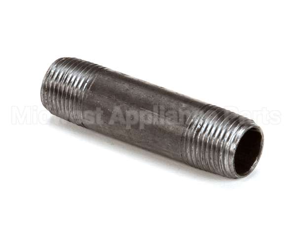 P7037305 Pitco Nipple,Black 3/8 X 2-1/2