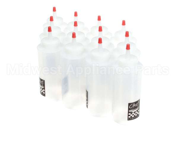 P8012 San Jamar Squeeze Bottle 12 Oz Clear