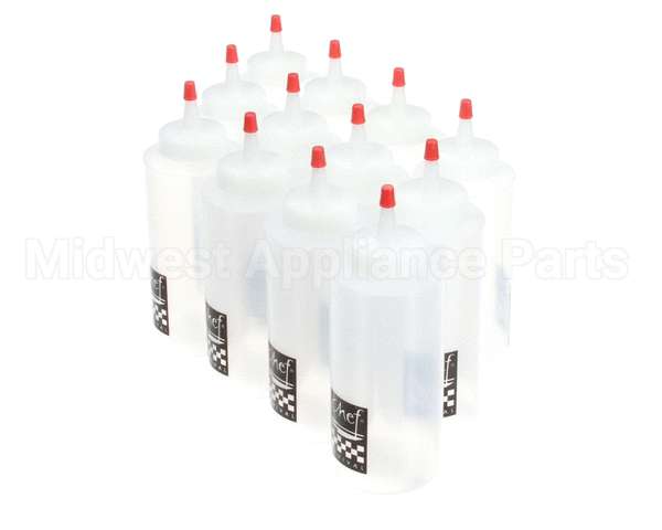 P8012 San Jamar Squeeze Bottle 12 Oz Clear