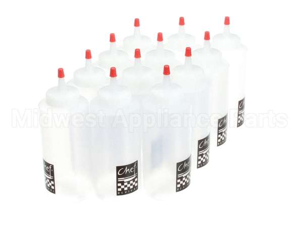 P8012 San Jamar Squeeze Bottle 12 Oz Clear