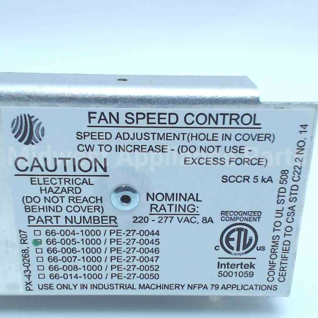 PE-27-0045 Enviro-Tec Speed Control 277V Etfc277-8