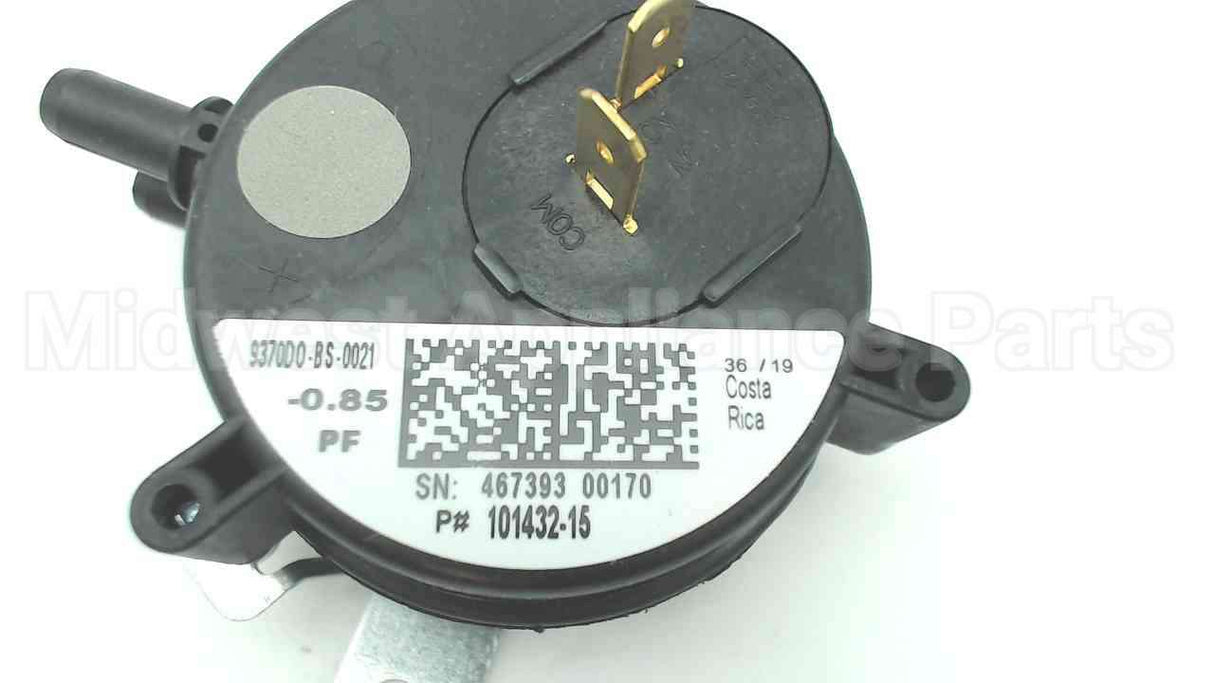 R101432-15 Armstrong Furnace -.85"Wc Spst Pressure Switch