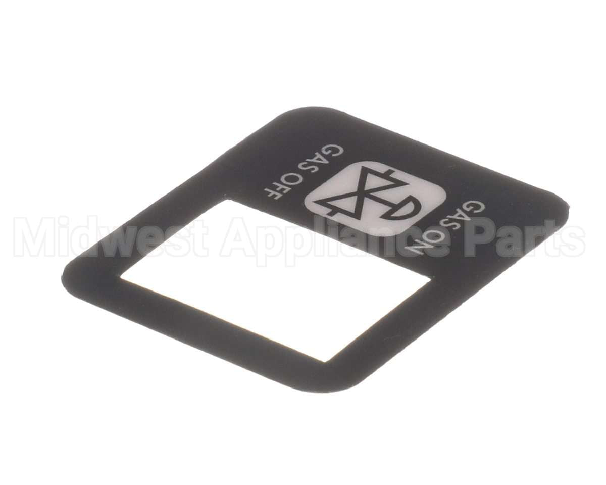 R10657 Blodgett Decal, Manual Gas Switch