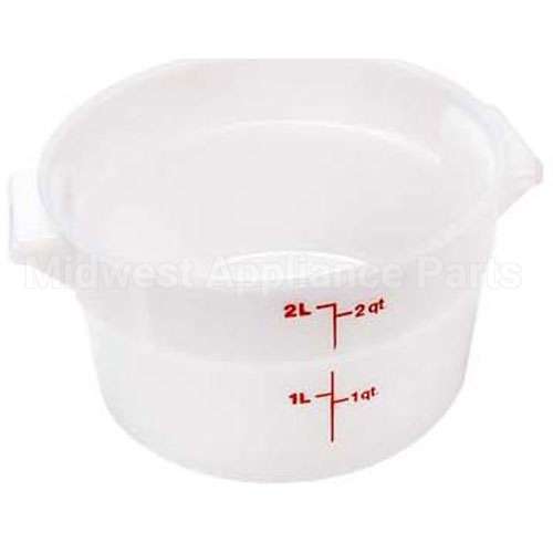 RFS2148 Compatible Cambro Container8-3/16"Rd, 2 Qt, Wht