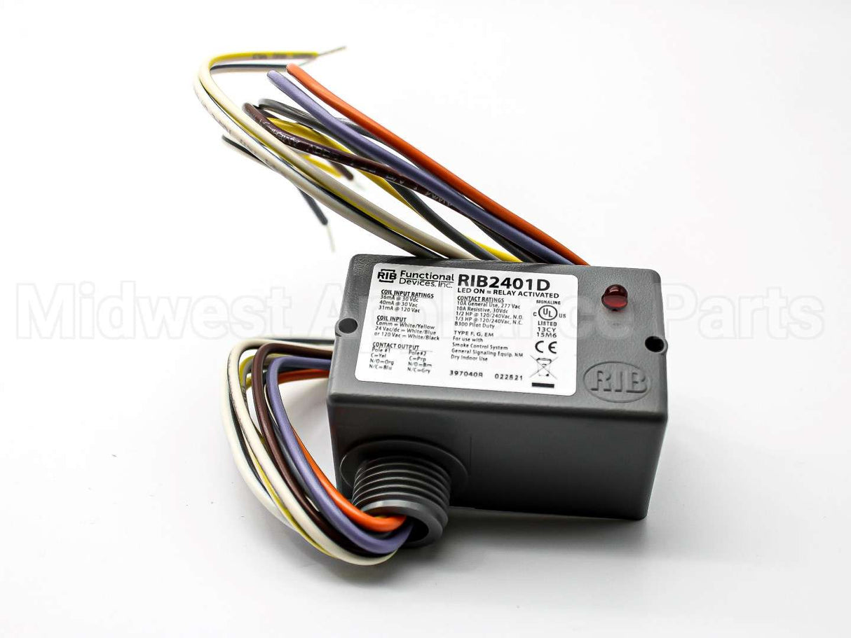 RIB2401D Functional Devices 24Vac/Dc;120V 10A Pilotctrlrly