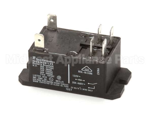 RLY30AMP-120 Food Warming 30Amp Panel Mount Relay,2 Pole