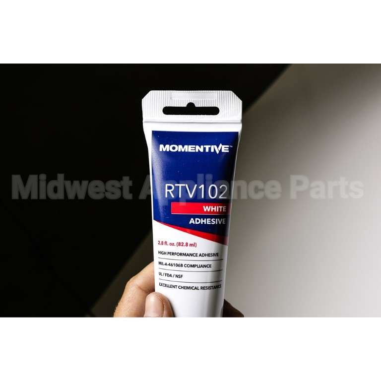 RTV102 GE Silicone - White Adhesive