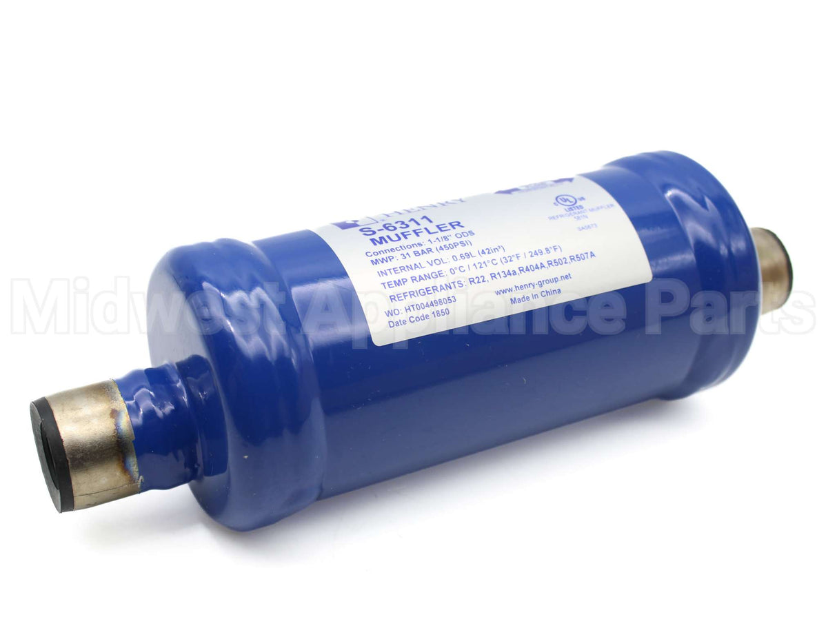 S-6311 Henry Technologies 1 1/8" Discharge Line Muffler