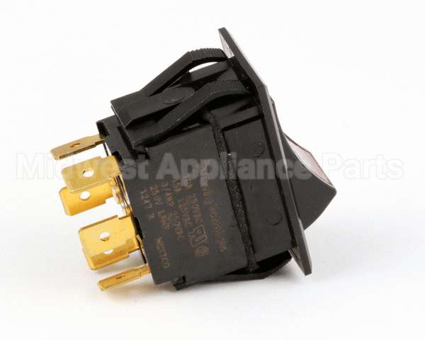 S0104 Bki Switch, Rkr Dpdt 15A 250V Lamp