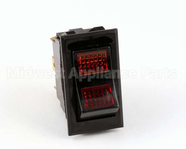 S0104 Bki Switch, Rkr Dpdt 15A 250V Lamp