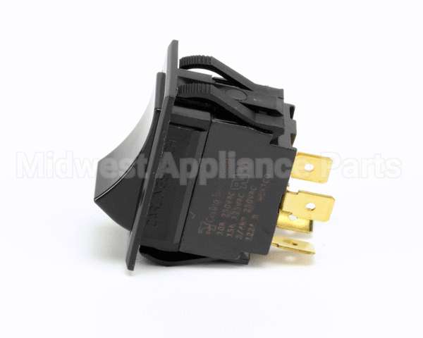 S0367 Bki Switch, Rocker Dpst 250V Black