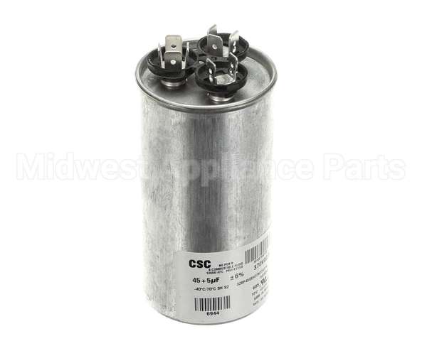 S1-02425895700 York Dual Run Capacitor, 45/5Mfd,370V,Round