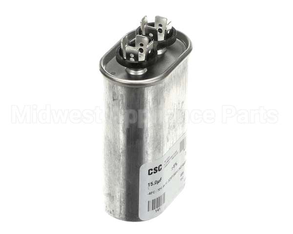 S1-02425900000 York Single Run Capacitor, 15Mfd,370V,Oval