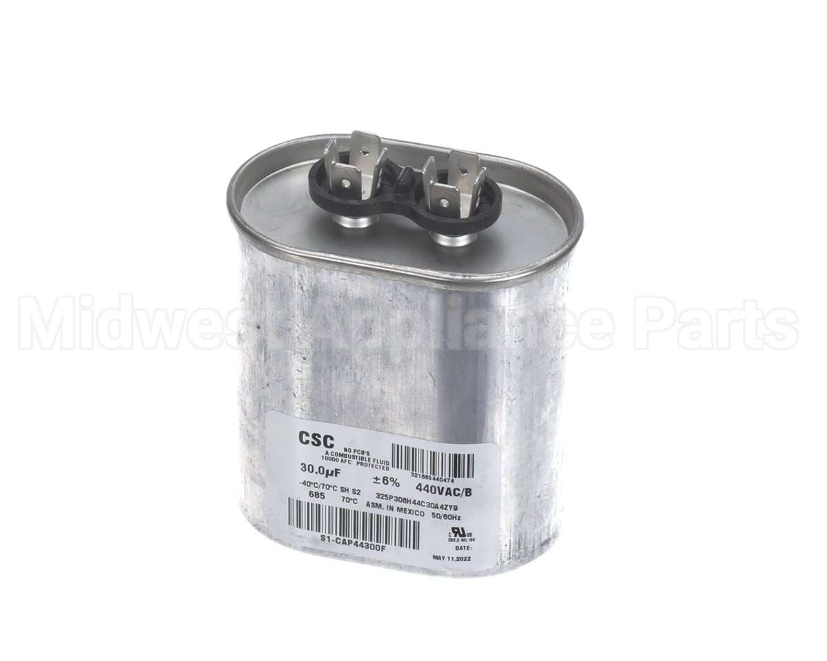 S1-CAP44300F York Capacitor,Run Single,30Mfd,440V,Flat