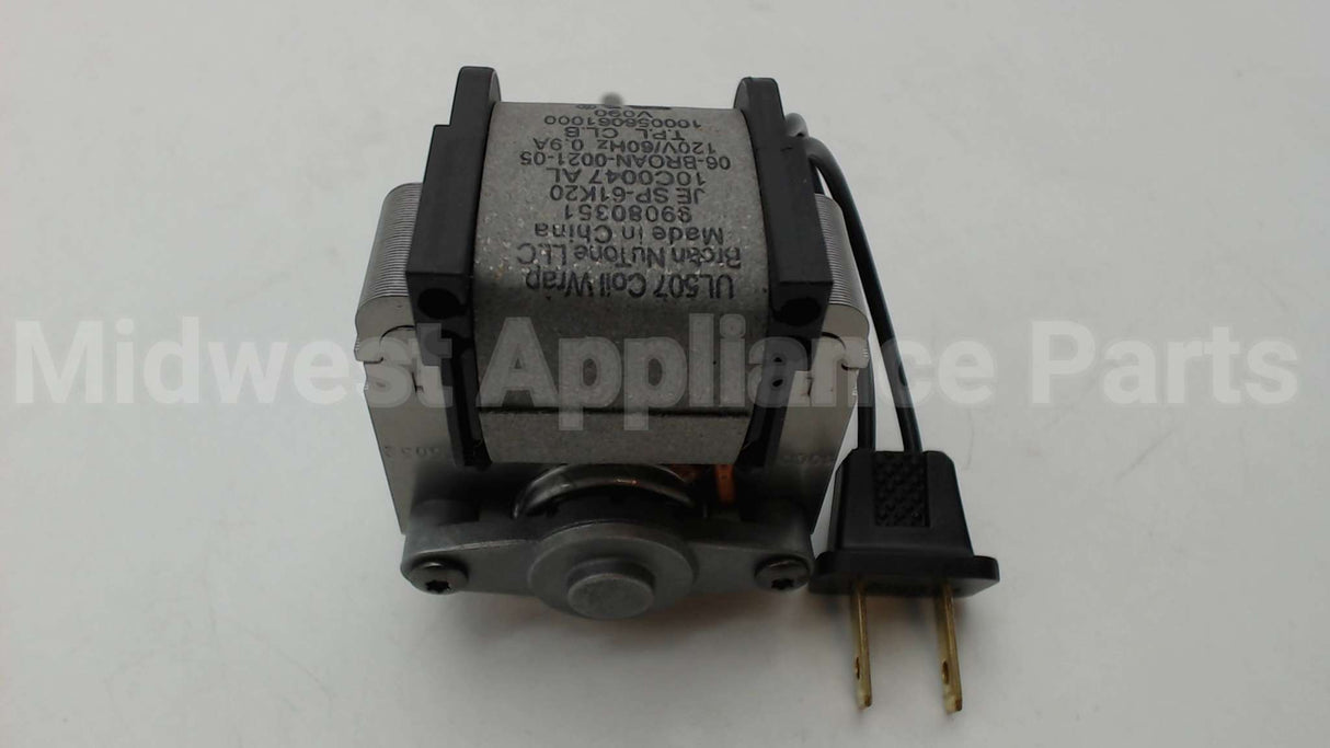 S97010254 Broan Srv Motor F/162/164-Serv(M)