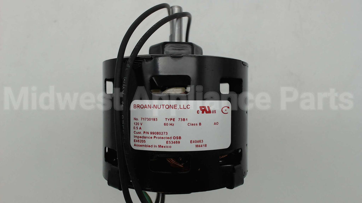 S99080273 Broan Srv Motor F/S90 90Cfm Sltaire