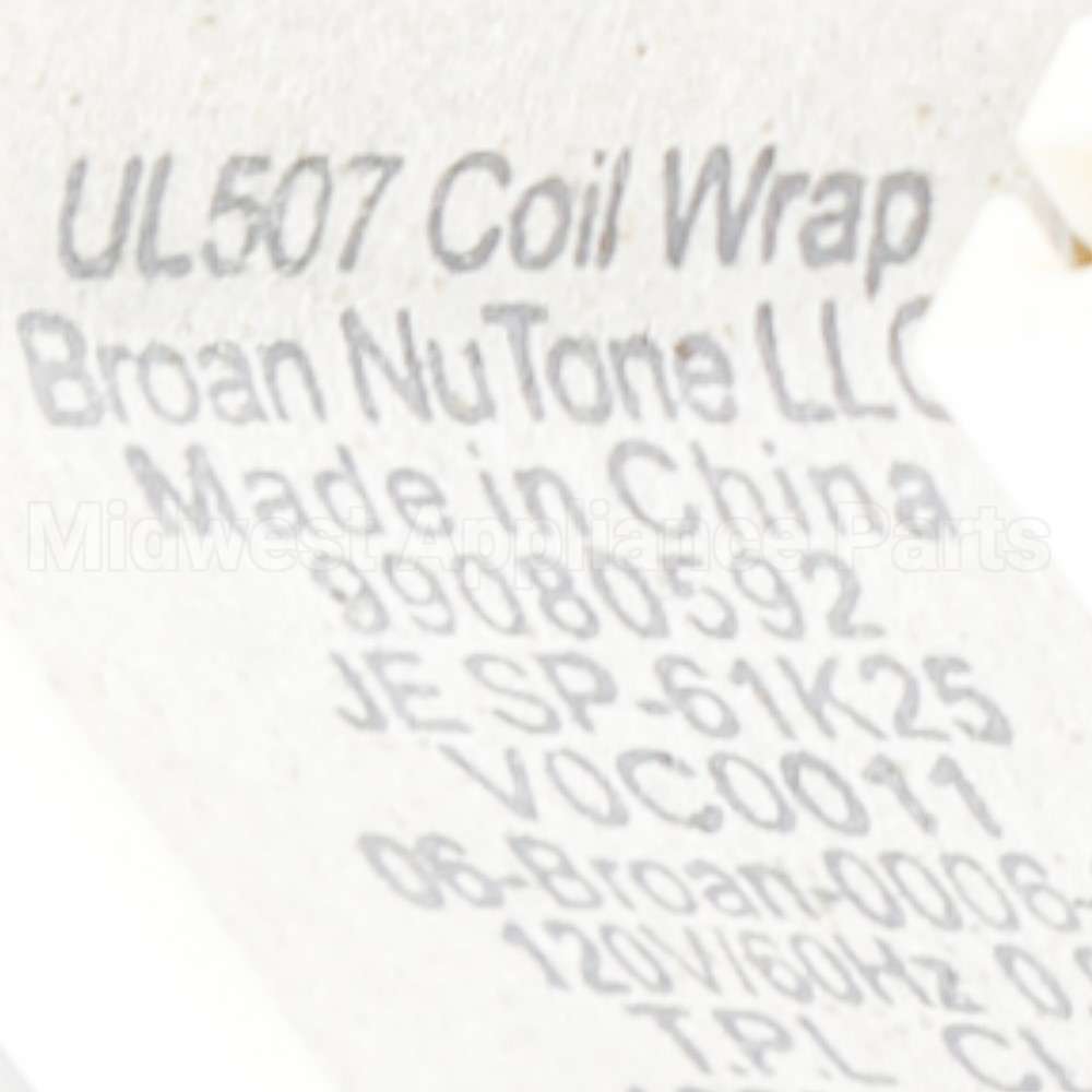 S99080592 Broan Srv Motor Exhaust