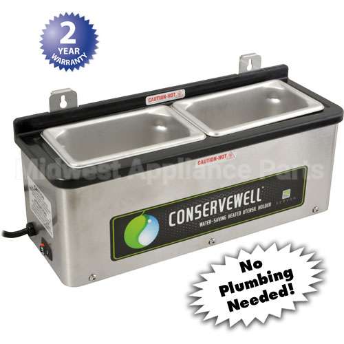 SER87740 Compatible Server Dipperwell, Heated (1/9Th Pans)