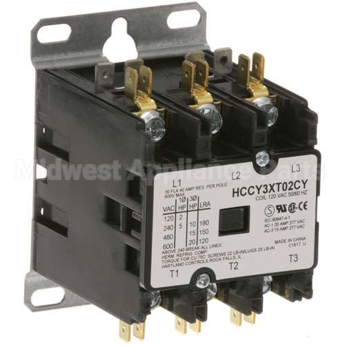 SOP475500 Compatible Stero Contactor 3P 30/40A 120V