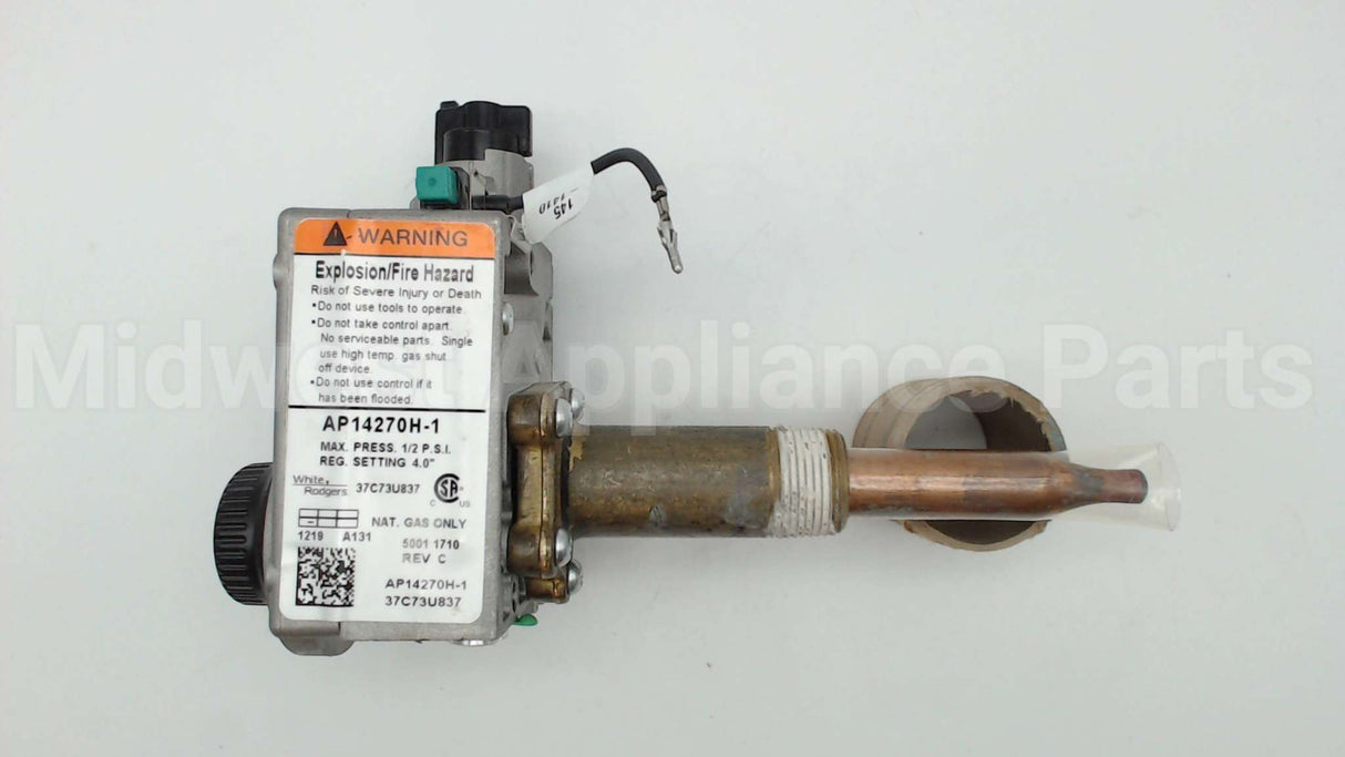 SP20166C Rheem-Ruud 4" Wc Nat 1/2" Gas Valve