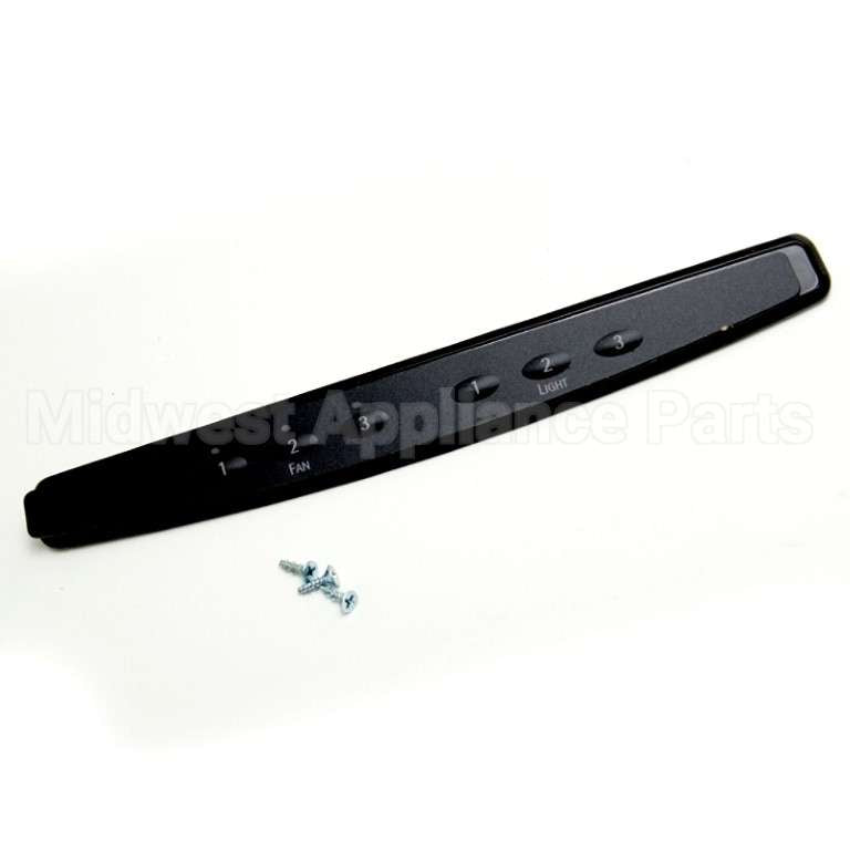 SR169007 Broan Srv Control Panel Black Allure Ii