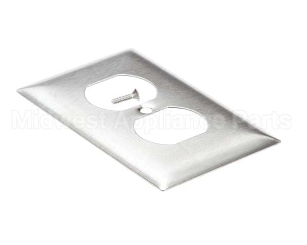 SS8 Hubbell Lighting Wall Plate Ss 1 Gang Dup Recpt