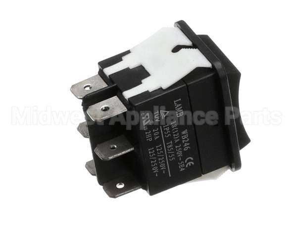 SW-38664 Alto Shaam Switch,Rocker,Dpdt,20A,125V,