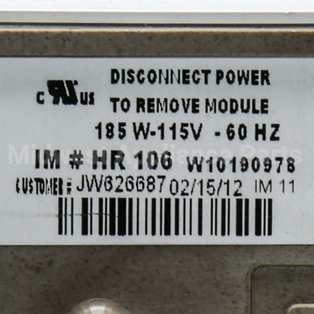 UNVIM98 Whirlpool Icemaker