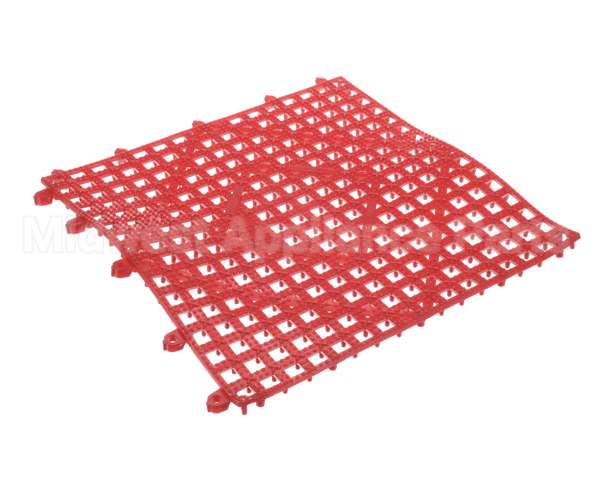 VM5280RD San Jamar Versa-Mat 1'X1' Bar Mat, Red C&C