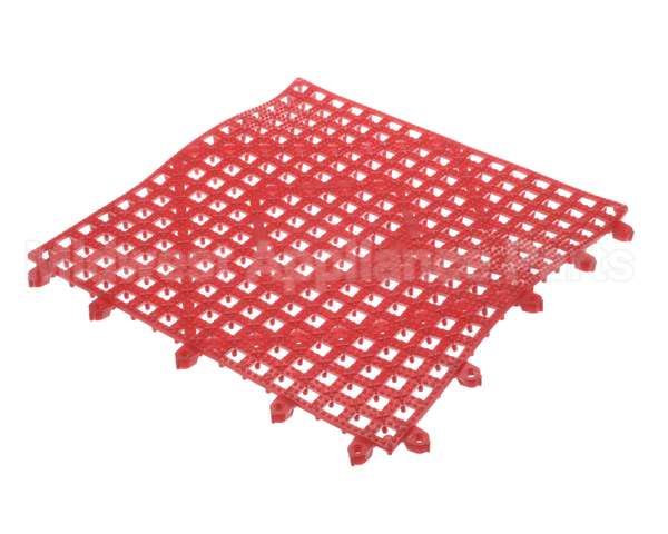 VM5280RD San Jamar Versa-Mat 1'X1' Bar Mat, Red C&C
