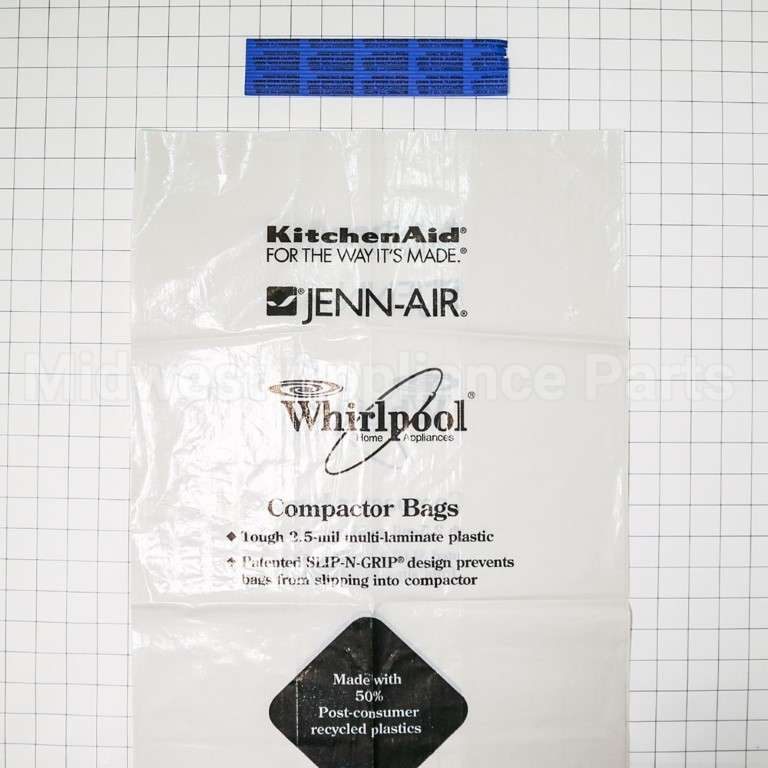 W10165294RB Whirlpool 60Pk-Plastic Comp Bags,