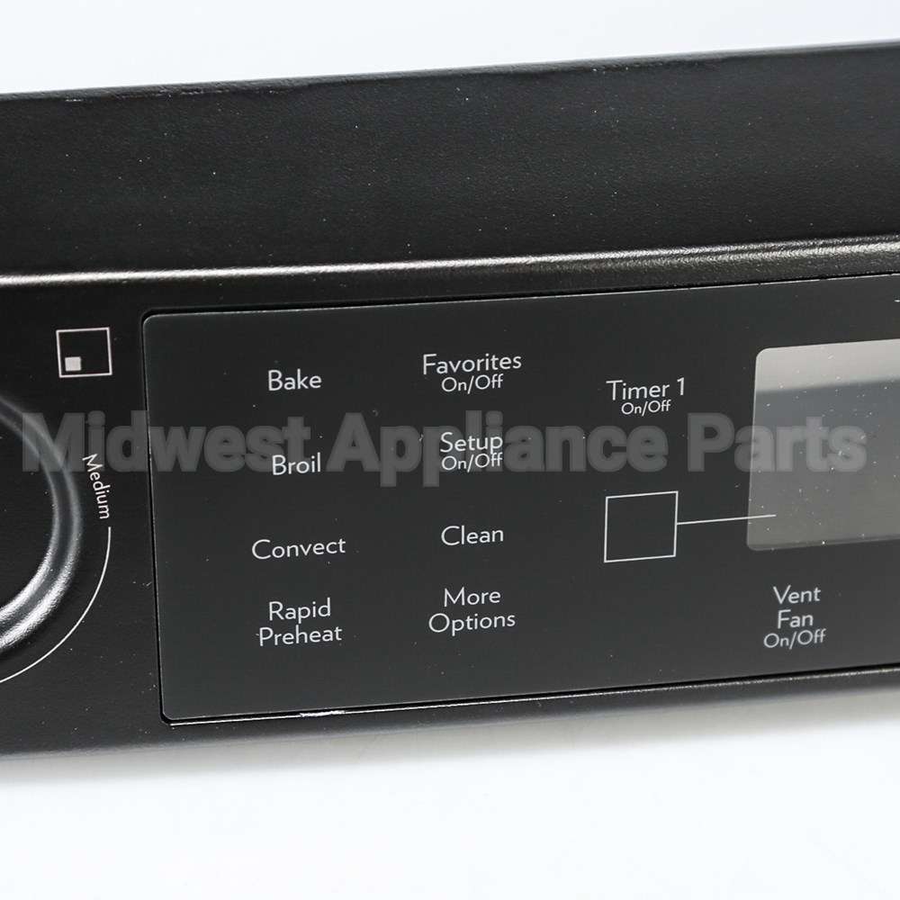 W10236208 Whirlpool Assy Control Panel Black