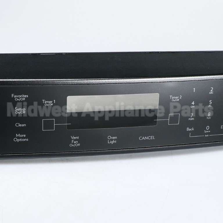 W10236209 Whirlpool Assy,Control Panel Black