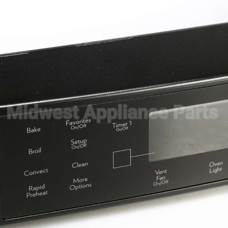W10239347 Whirlpool Assy,Control Panel Black