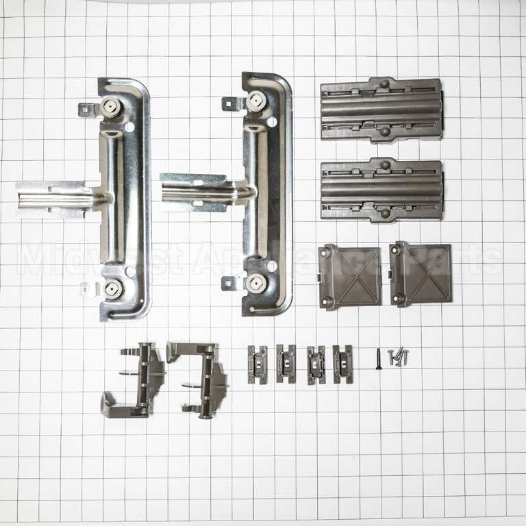 W10712394 Whirlpool Dishwasher Rack Adjuster Repair Kit