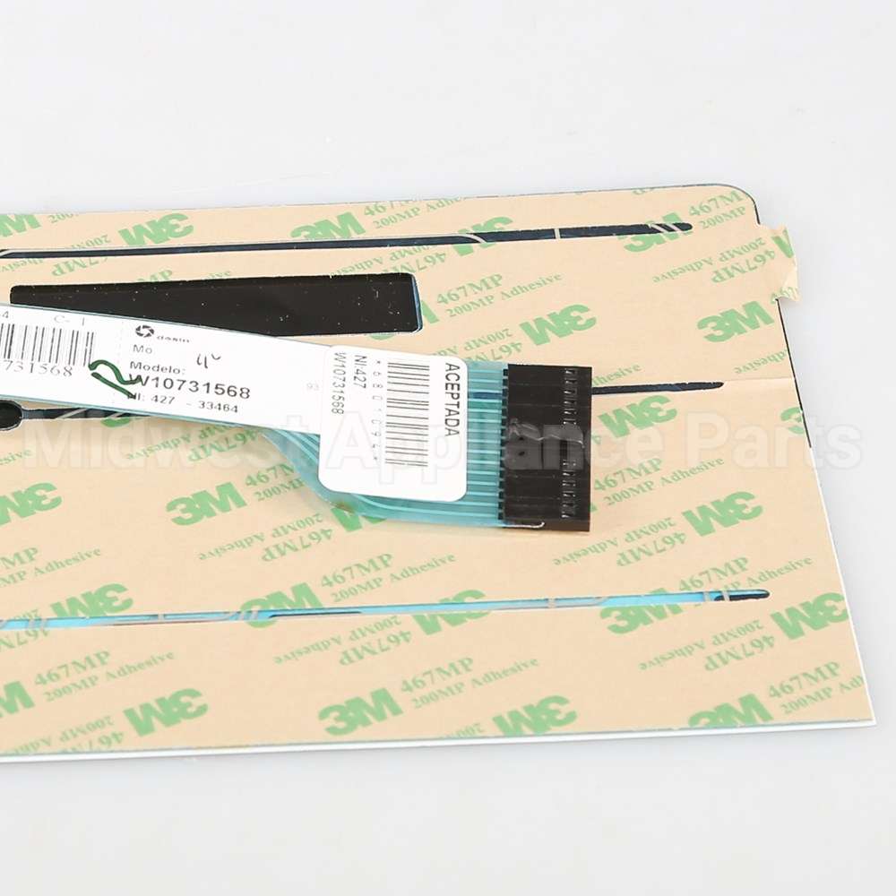 W10731568 Whirlpool Overlay