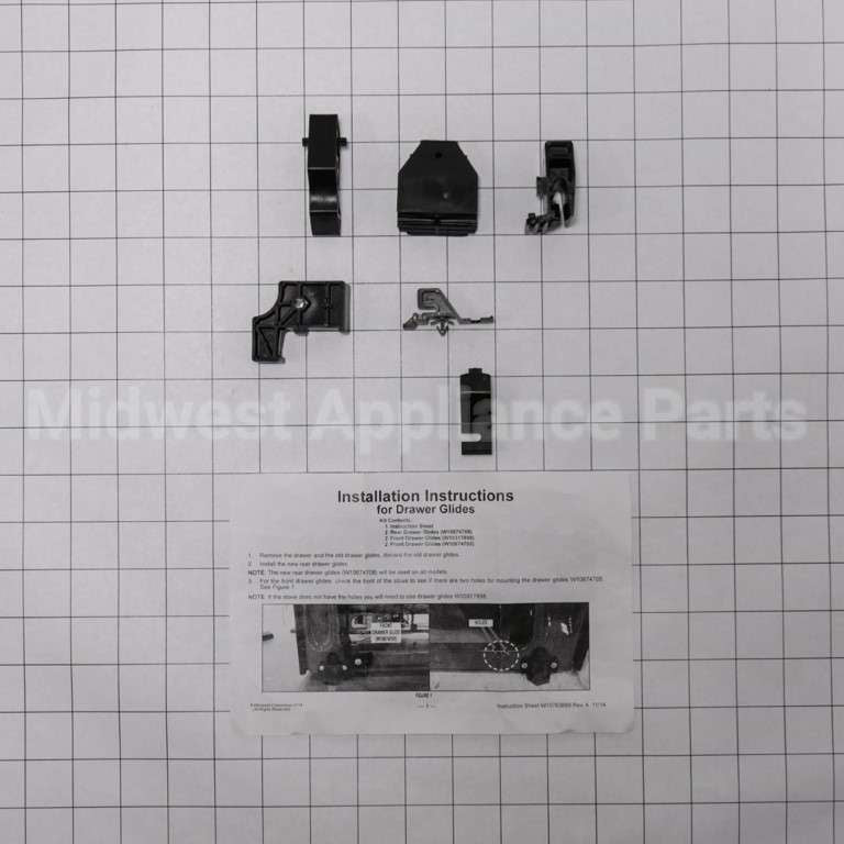 W10763667 Whirlpool Glide-Drwr