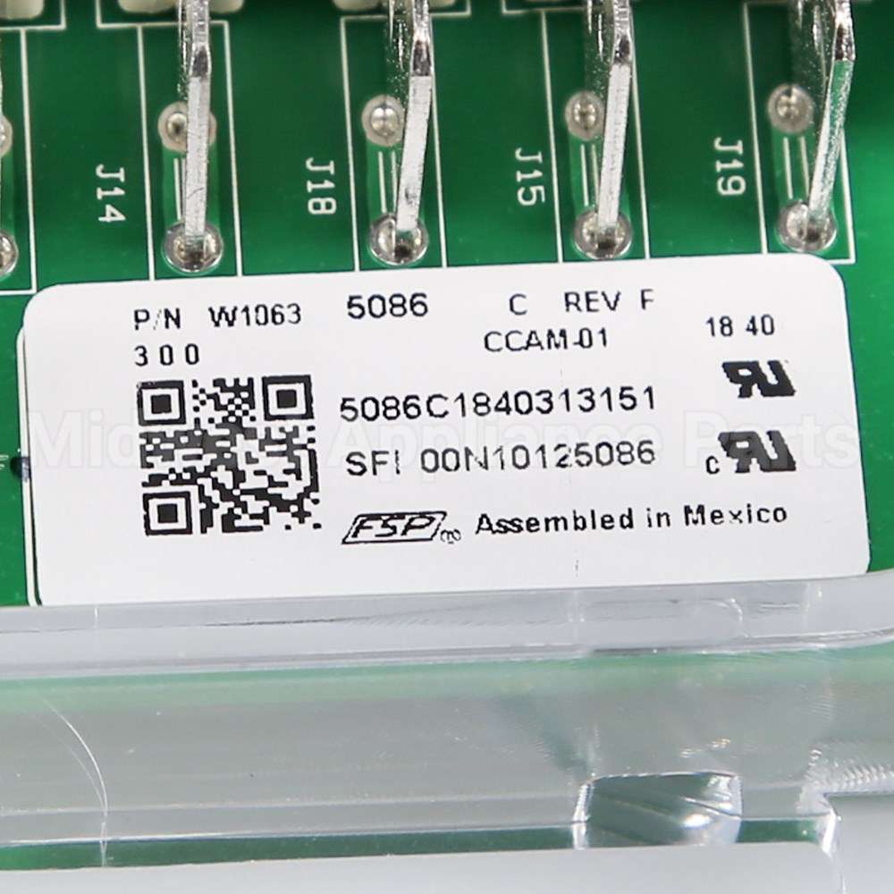 W10821712 Whirlpool Cntrl-Elec