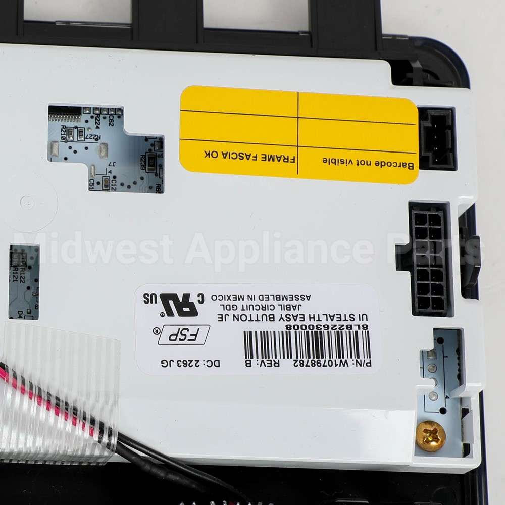 W10822638 Whirlpool Cntrl-Elec